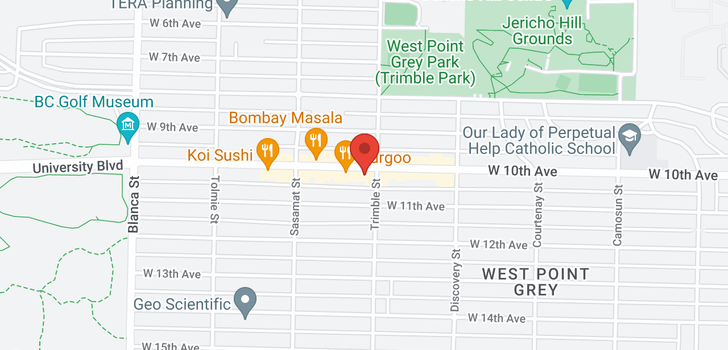 map of 4416 W 10TH AVENUE